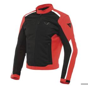 201654632-b78-50 Dainese Mens Hydraflux 2 Air D-dry Jacket - Black/lava Red Us Size 40