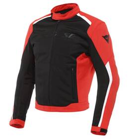 201654632-b78-52 Dainese Mens Hydraflux 2 Air D-dry Jacket - Black/lava Red Us Size 42