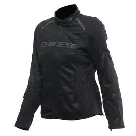 2017300004-691-44 Dainese Womens Air Frame 3 Tex Jacket - Black/black/black Us Size 6