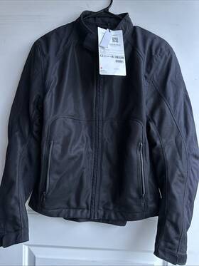 201735243-631-48 Dainese Mens Sevilla Air Tex Jacket Black - Us 38 Euro 48- Medium New W Tags
