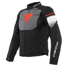 201735258-e81-52 Dainese Mens Air Fast Tex Jacket - Black/gray/white Us Size 42
