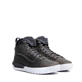 201775234-25i-39 Dainese Mens Metractive D-wp Shoes - Smoke-green/white Us Size 7
