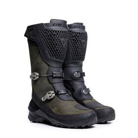 201795241-70h-42 Dainese Mens Seeker Gore-tex Boots - Black/army-green Us Size 9