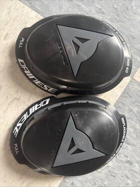 201876220-604-n Dainese Rss 4.0 Full Kit Knee Sliders Including Base Plate Black Anthracite