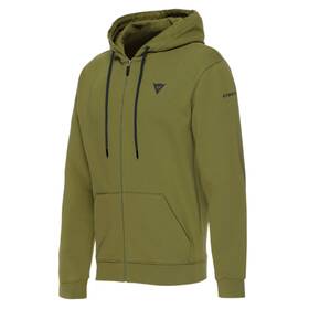 2018900072-77o-l Dainese Speed Demon Full-zip Hoodie Olive Branch - Large