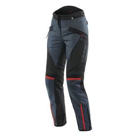 202674591-80e-46 Dainese Womens Tempest 3 D-dry Pants Ebony/black/lava-red - Us Size 8