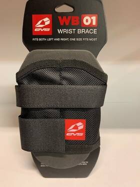 663-1800 Evs Wb01 Wrist Brace Black Mx Atv Motorcycle One Size