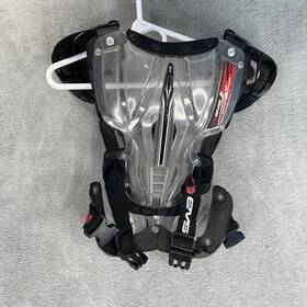663-3061 Evs Vex Roost Black Clear Motocross Atv Bmx Chest Protector Adult Large 663-3061 Evs Vex Roost Black Clear Motocross Atv Bmx Chest Protector Adult Large
