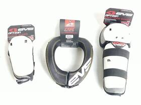 724189 Evs Slam Combo 2 Adult Protective Gear Set White