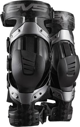 Evs 810078734086 Axisp-gry-xp Axis Pro Knee Brace Pair Black/grey Xl