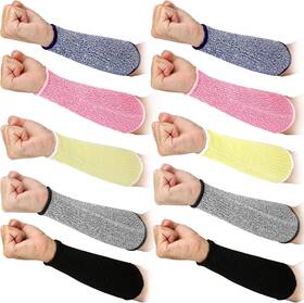 Hb-10-s Fivenl 5 Pairs Cut Resistant Arm Sleeve Forearm Protection Sleeves Level