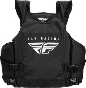 113024-700-040-20 Fly Racing Nylon Pullover Vest Large 40-44 Inch Black/white