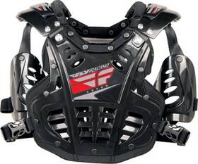 Fly Racing 191361120466 Convertible 2 Mini Roost Protector Deflector Black 40-80 Lbs