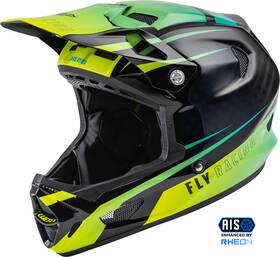 Fly Racing 191361295478 Youth Werx-r Carbon Helmet Hi-vis/teal Yl
