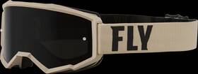 Fly Racing 191361300363 Focus Sand Goggle Khaki/brown With Dark Smoke Lens