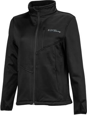 Fly Racing 191361365669 Womens Mid-layer Jacket Black Xs