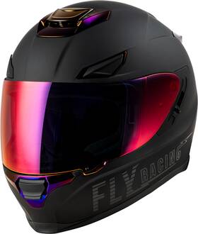 Fly Racing 191361410574 Sentinel Recon Helmet Matte Black/purple Chrome Lg