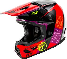 Fly Racing 191361435560 Kinetic Rally Helmet Red/black/white 2x
