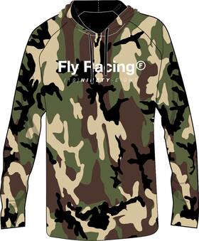 Fly Racing 191361437182 Trademark Hoodie Army Camo Sm