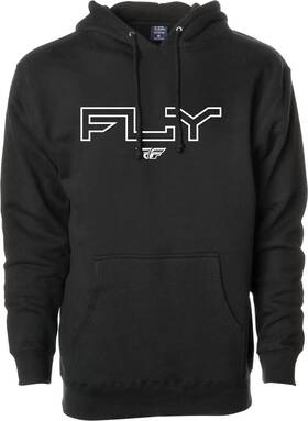 Fly Racing 191361437397 Youth Edge Hoodie Black Yl/yx