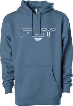 Fly Racing 191361437595 Youth Edge Hoodie Storm Blue Ys/ym