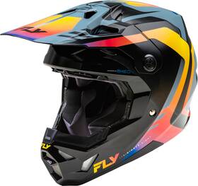Fly Racing 191361459894 Formula Cp Krypton Helmet Grey/black/electric Fade 2x
