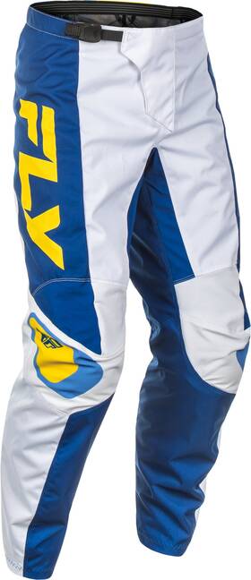 Fly Racing 191361482175 F-16 Pants White/dark Blue/yellow Sz 38