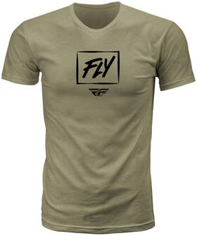 352-0145x Fly Racing Zoom Tee Fits Light Olive Xl - Premium Cotton-poly Blend