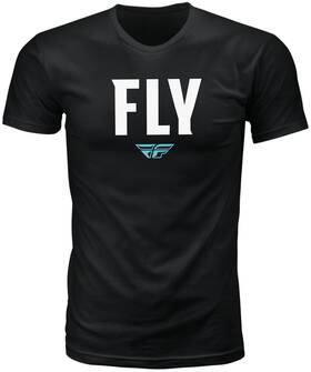 352-0150m Fly Racing Wfh Tee Black Medium - Comfortable Cotton-poly Blend