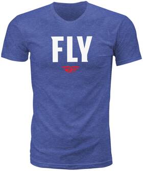 352-0151x Fly Racing Wfh Tee Fits Royal Blue Xl - Comfortable Cotton-polyester Blend