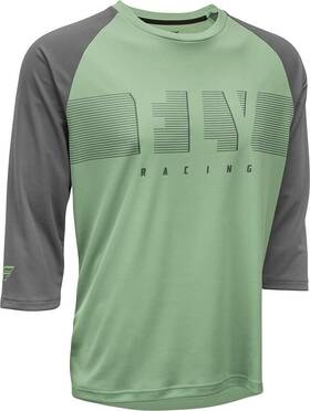 352-8065s Fly Racing Ripa 3/4 Sleeve Jeresy Sage/charcoal/grey Small 352-8065s Fly Racing Ripa 3/4 Sleeve Jeresy Sage/charcoal/grey Small