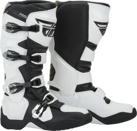 364-70410 Fly Racing Fr5 Boots White Size 10 - Ultimate Protection And Comfort