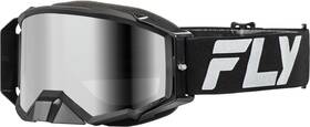 37-51905 Fly Racing Zone Fits Elite Goggle Black/silver With Silver Mirror/smoke Lens 37-51905 Fly Racing Zone Fits Elite Goggle Black/silver With Silver Mirror/smoke Lens