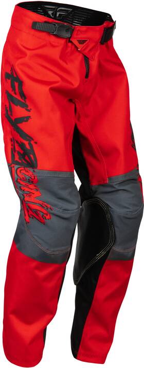 376-43024 Fly Racing Black/red/grey Youth Kinetic Khaos Pants 24