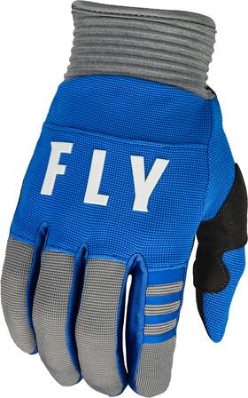 376-912yl Fly Racing L Youth F-16 Gloves 2023 Blue/grey