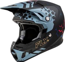 377-114x Fly Racing Evolution Dst Se Strobe Gloves Black/electric Blue Xl