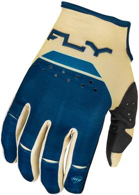 377-513l Fly Racing Lg Kinetic Reload Gloves 2024 Ivory/navy/cobalt