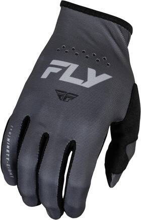 377-711xs Fly Racing Adult Lite Gloves Charcoal/black X-small