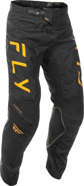 378-53028 Fly Racing Black/gold Kinetic Center Pants 28