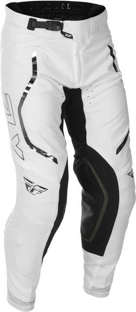 379-13528 Fly Racing Evolution Dst Le Flash Pants White/silver Sz 28
