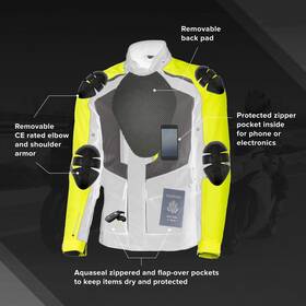 477-2121l Fly Racing Launch Jacket Black/hi-vis Lg