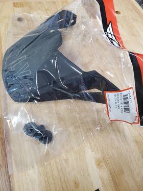 73-3472 Fly Racing Kinetic Solid Helmet Visor Matte Black