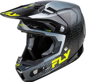 73-4464s Fly Racing Fits Formula S Carbon Protocol Hlmt Black Carbon/grey/hi Vis Sm