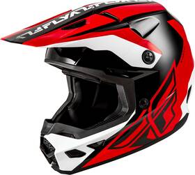 73-8675l Fly Racing Kinetic Crest Helmet Red/black/white Lg