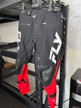 C378-06426-1246 Fly Racing Rayce Bicycle Pants Black Red White Size 26