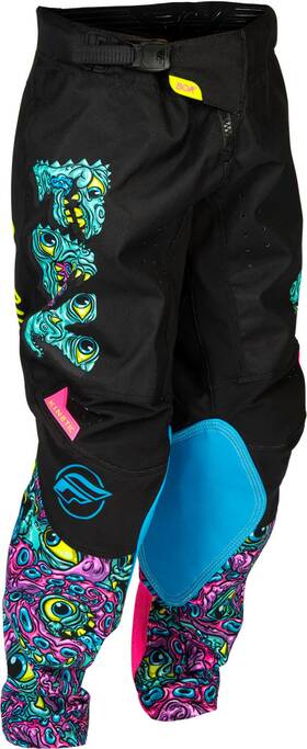 Wps379-53524 Fly Racing 379-53524 Youth Kinetic Mutant Pants Black/multi Sz 24