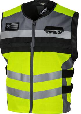 Wps478-6001m Fly Racing 478-6001m #6179 478-6001 3 Fast-pass Vest Hi-vis Sm/md