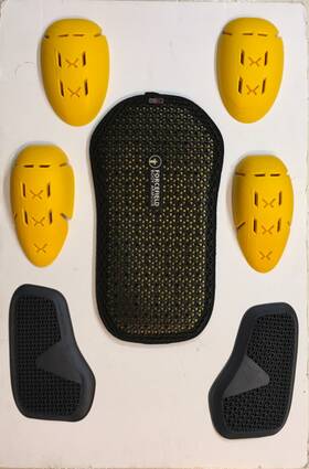 Forcefield 060247827292 Pro Lite K Isolator 2 And Alpinestars Nucleon Flex Armor Inserts
