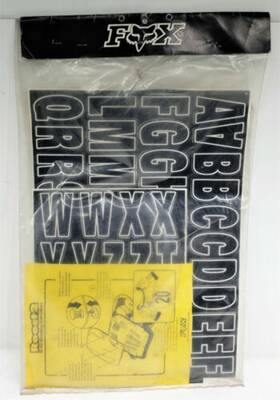09015-012-040 Fox 09015-012-04 Racing Roost 2 Chest Protector Id Kit Clear Kids