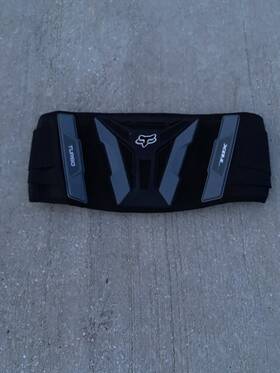 28380-001-fox Fox Racing - Adult Mens Off Road Motocross Riding Black Kidney Belts